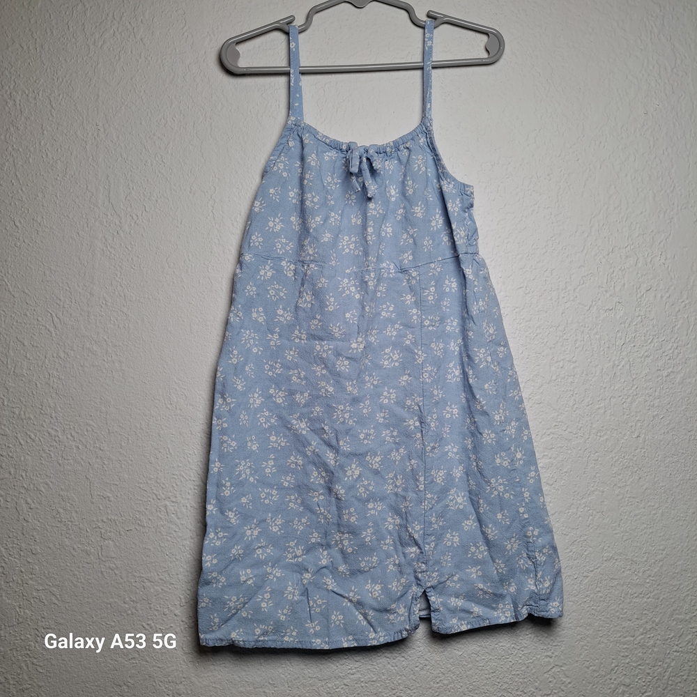 Art Class Light Blue and White Fabric